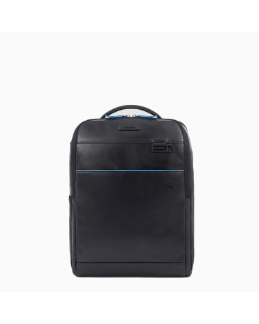 Piquadro Leather Laptop Backpack: 15.6"